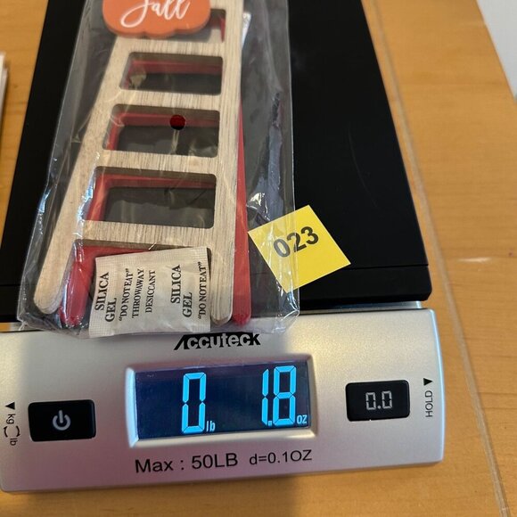 Fall Ladder Wood Decor Mini Sign Set 2pc Apple Orchard Hello Fall Tiered Tray - Picture 11 of 13